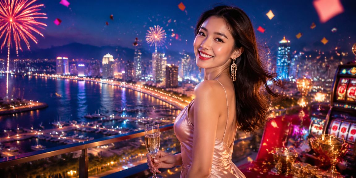 Không gian giải trí casino sáng đèn neon tại Nha Trang về đêm